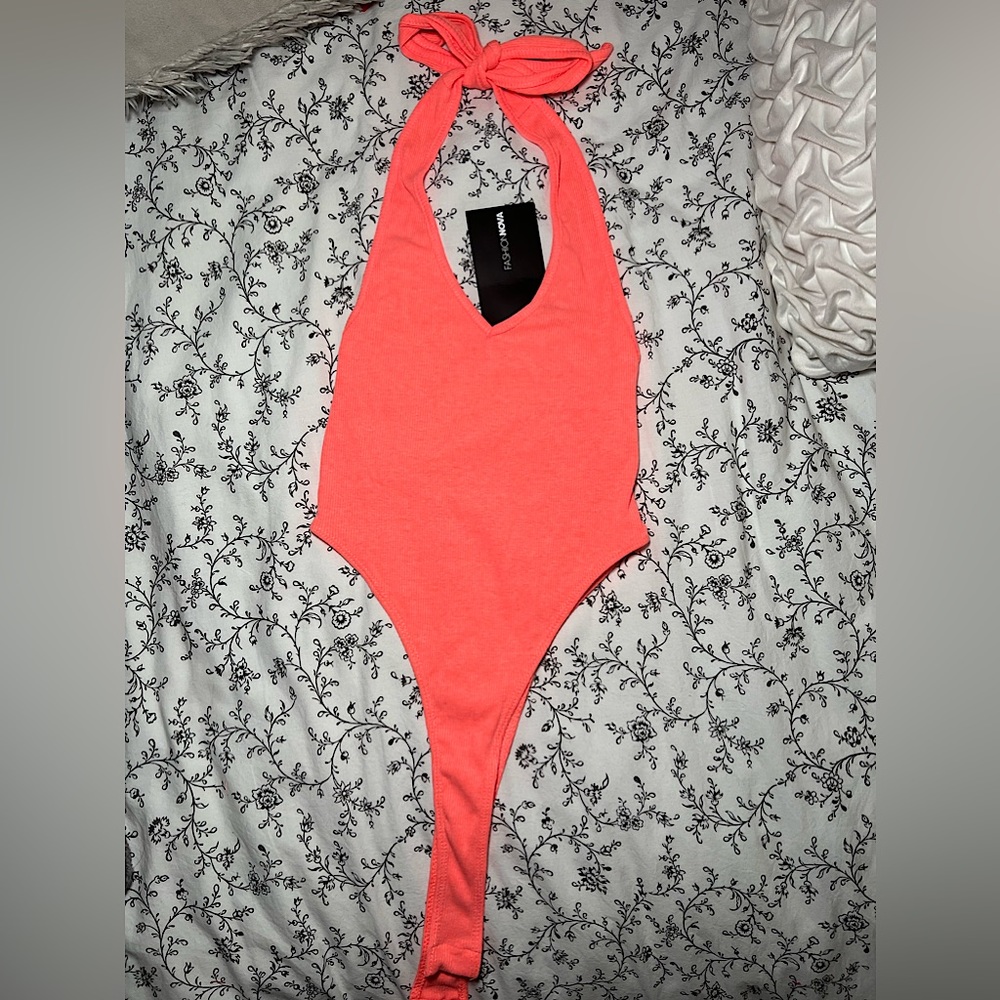 Neon Halter bodysuit